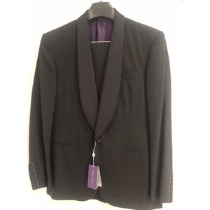 NWT Black Ralph Lauren Purple Label 2-Piece Tuxedo